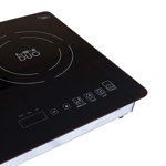 True Induction MD-2B 20" Built-In Mini Duo Induction Glass-Ceramic Cooktop, UL858 Certified, 1750W