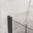 34X72 Inch Bifold Frameless Glass Shower Door, 1/4 Inch Tempered Clear Glass, Adjustable Width, Space-Saving Design, Shower Door-123698872