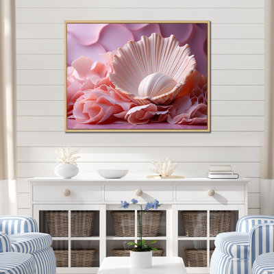 Romantisme, coquillages II sur toile