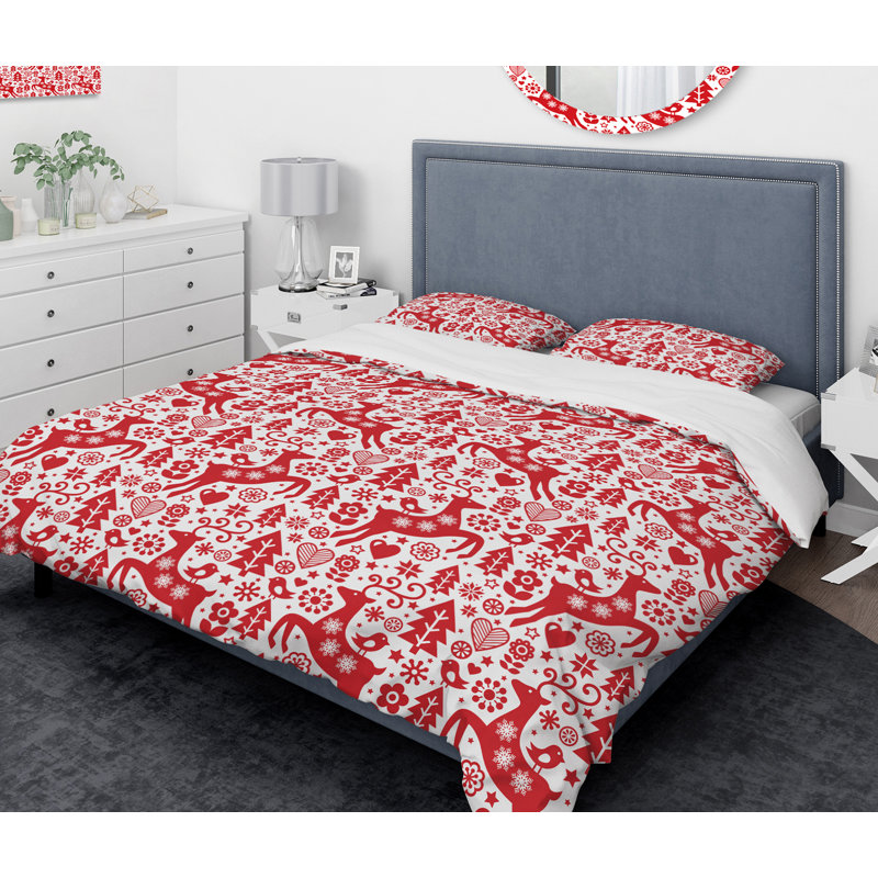 Rustic Polyester Duvet Cover, Twin Duvet Cover + 1 Sham