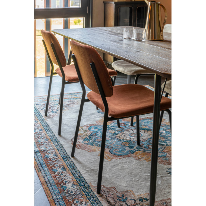 Darby Upholstered Dining Chair, Brown