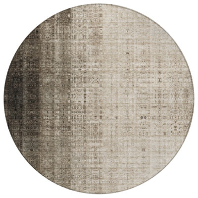 Machine Washable Indoor/Outdoor Kaczor ACN2240 Stripes Rug