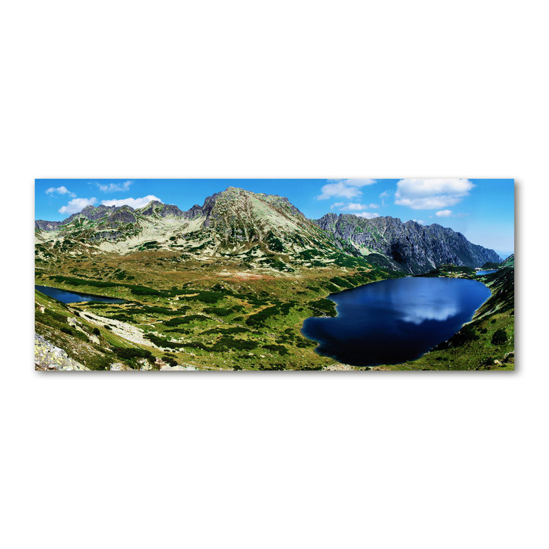 Valley in the Mountains 1 Piece Wall Art on Canvas