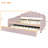 Full Size Upholstery Daybed Frame With Trundle-1857134133