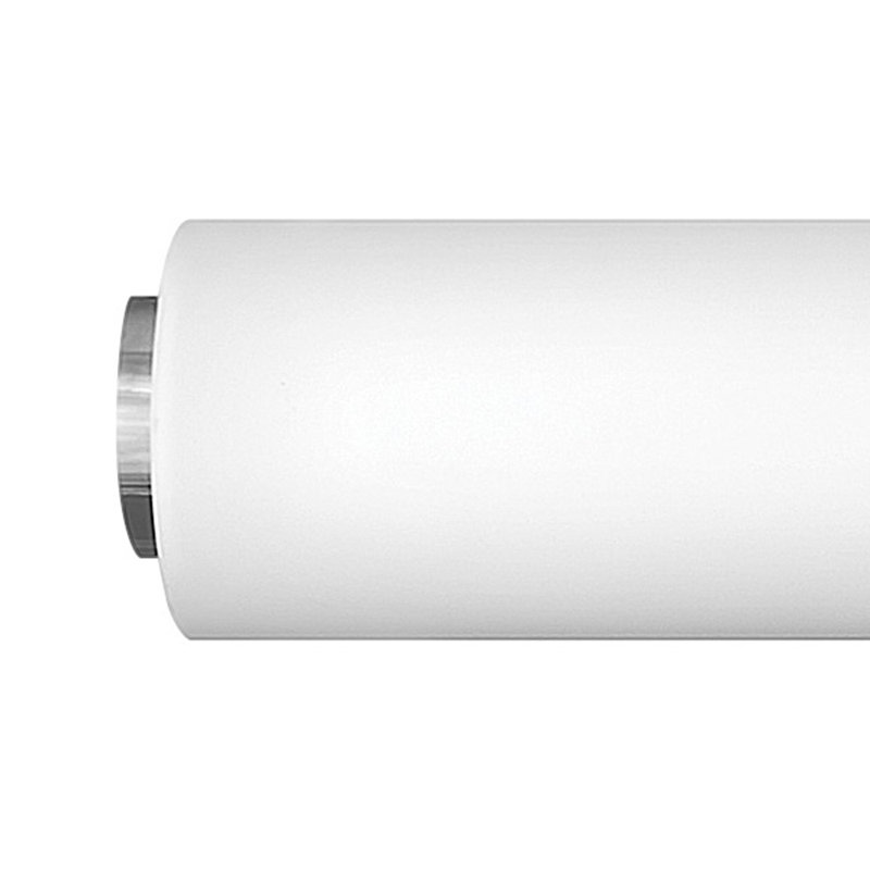 Aiden 31.25" Chrome Etched White Glass LED Bath Bar