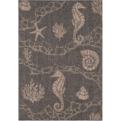 Contemporary Aycan Runner Rug Black Colour
