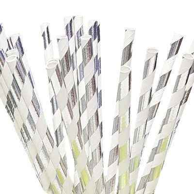 Disposable Paper Birthday Straws