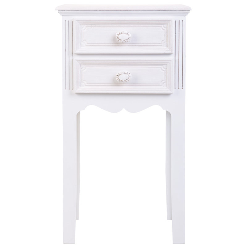 Kristy 38cm W Manufactured Wood Bedside Table