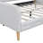 Upholstered Daybed with 4 Support Legs-1703039451-1703039445