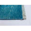 Tapis turquoise à transition de couleur 4 pi 11 po x 9 pi 6 po