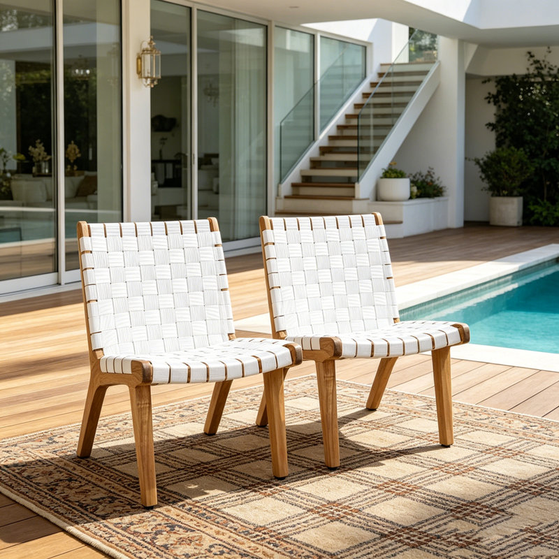 Chaise longue, White