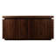 Buffet de rangement moderne avec compartiments cachés, présentoir flexible et fabrication en bois pour le couloir d'entrée Portes de style contemporain à fermeture en douceur, espace de travail spacieux facile à nettoyer