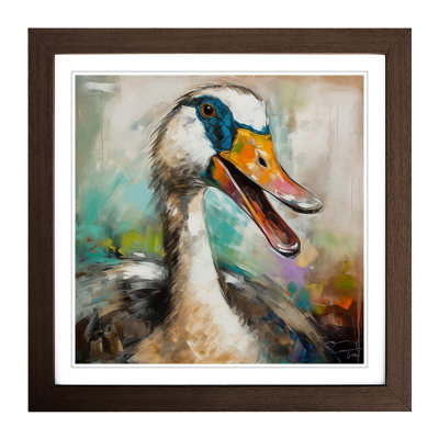 Goose Expressionism No.1 - Framed Print