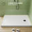 48" x 32" White Shower Base with Drain Assembly and Drain Cover Included, Non-slip Shower Pan-100782565