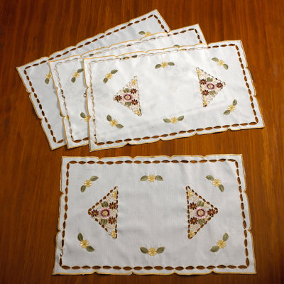 Ellesmere Polyester Embroidered Rectangle Placemat