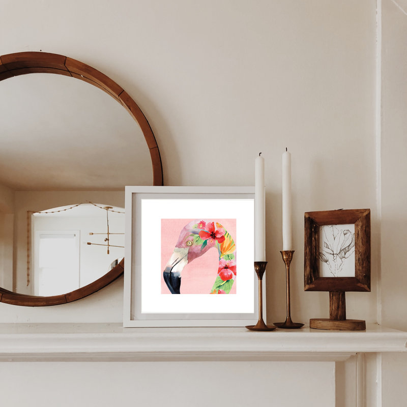 Flamingo by Louise Nisbet - No Frame Print