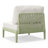 Patio Deep Seating Armless Chair With Cushions