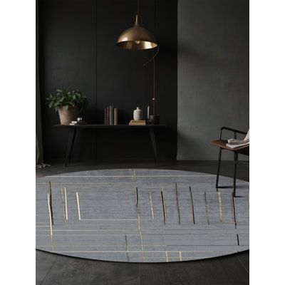 Tapis gris lavable à la machine