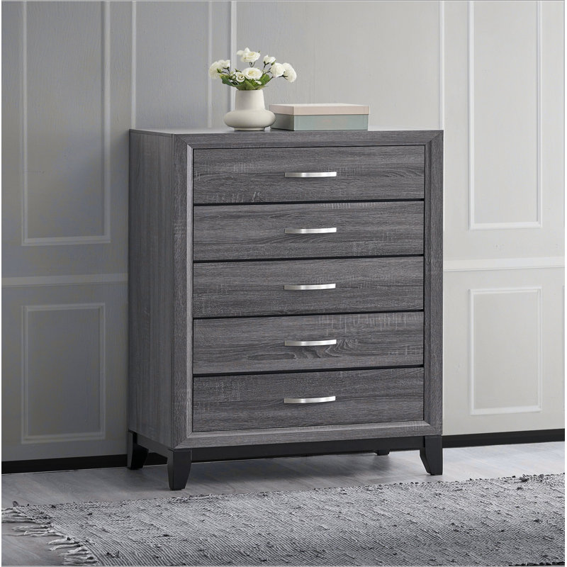 Commode Glasgow G04305-CH, Gris