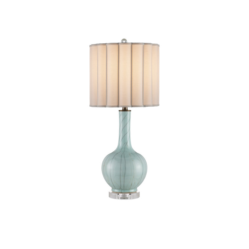 Celadon Crackle Table Lamp