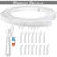 Rideaux occultant pour rideaux très larges occultant et séparateur de pièce 1 séparateur de cloison beige-405156044-405156034