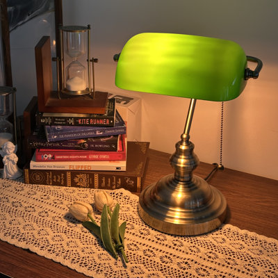 Metal Bankers Lamp
