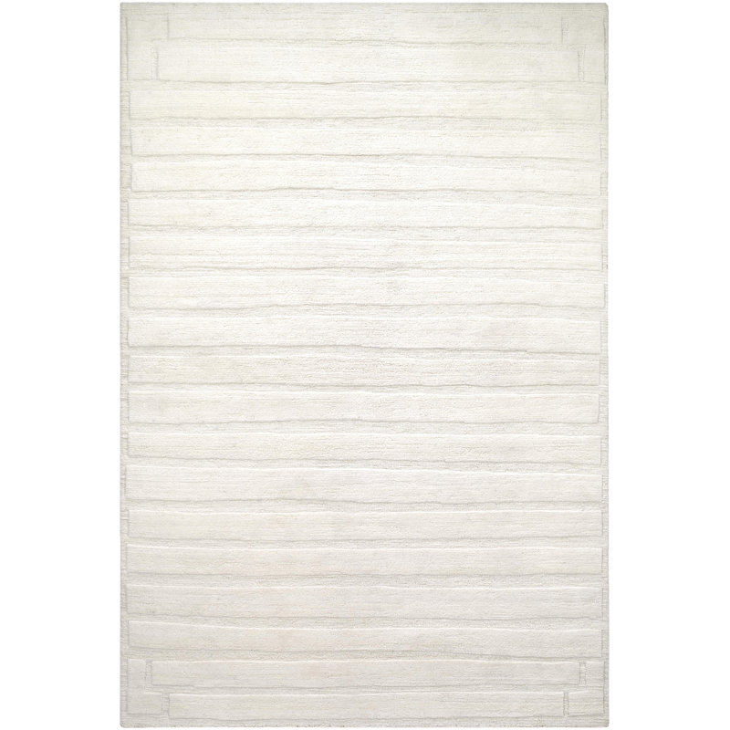 Amani Handmade Wool Striped Area Rug, Rectangle 9' x 12'