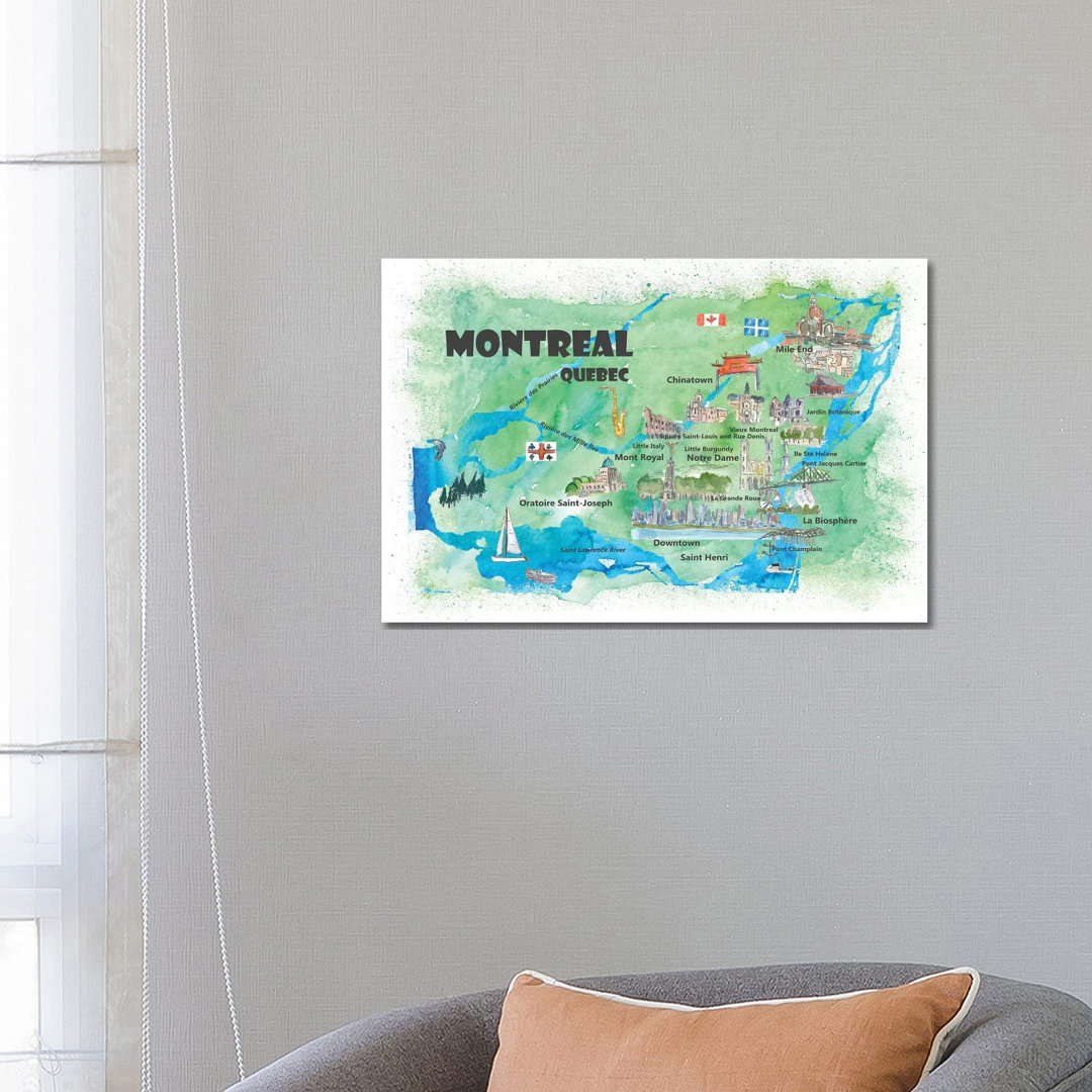 Montreal, Quebec, Canada Travel by Markus & Martina Bleichner - Wrapped Canvas Print