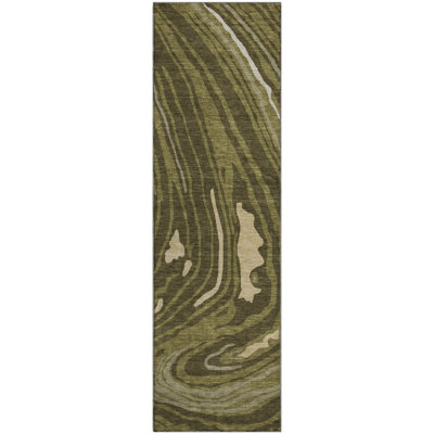 Premium Machine Washable Cossette AMF1051 Swirls Rug
