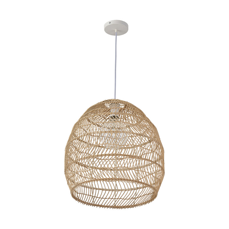 17 inch bamboo cage shape pendant