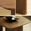 Table basse en noyer massif