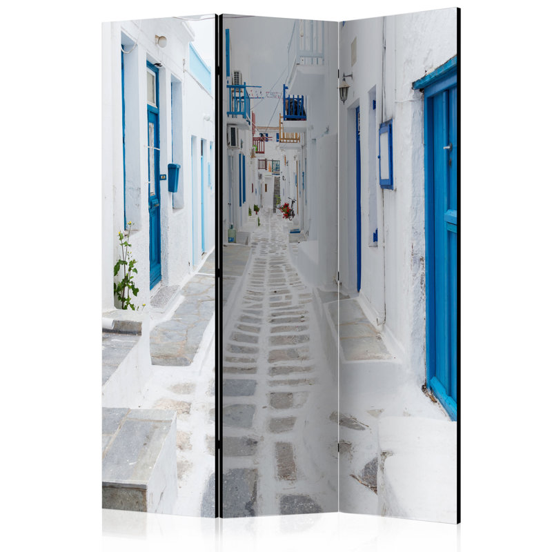 135cm W x 172cm H 3 - Panel One Sided Room Divider Folding Room Divider