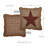 Dawson Star Plaid Cotton Reversible Throw Pillow