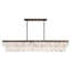 Lustre linéaire 8 lumières 60 "Olyra