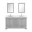 Meuble-lavabo double 61 avec comptoir 61-1533992362
