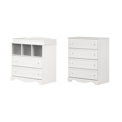 Savannah Pure White Changing Table Chest