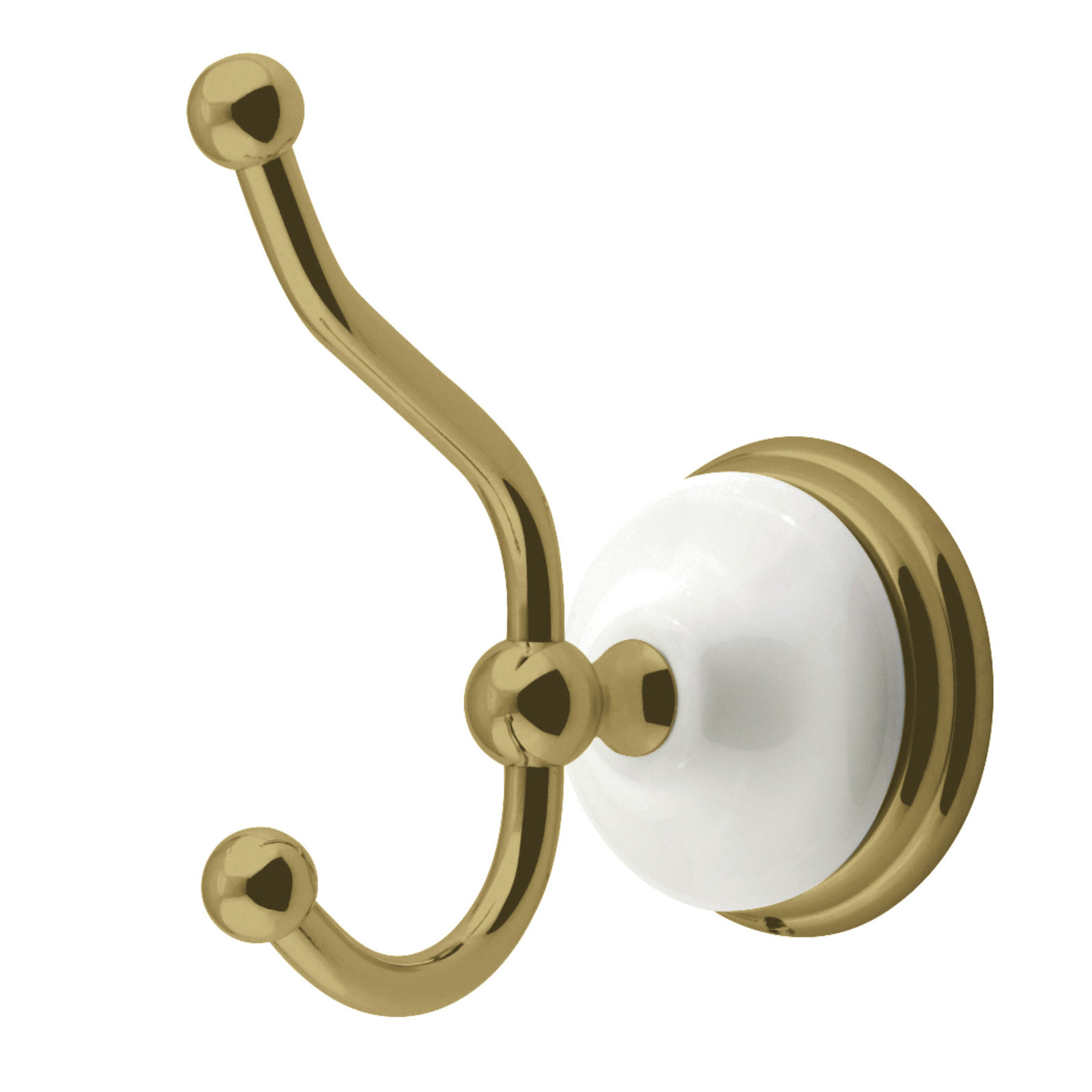 Kingston Brass Victorian Robe Hook, Brushed Brass