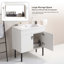 Meuble-lavabo de salle de bain Mikayil-1924338421