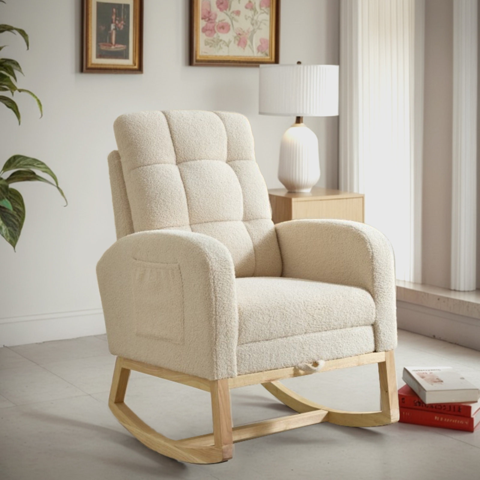 Isabelle & Max™ Modern Accent Rocking Chair with Adjustable Stirrups ...