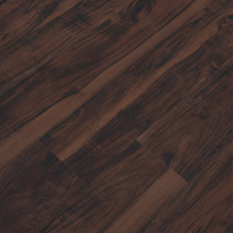 Ackland Brushwood 6 in. x 48 in. 2mm Glue Down Luxury Vinyl Plank Flooring, Midnight Walnut, 12Mil