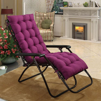 61 po x 19 po Coussin de chaise longue pour terrasse et coussin moelleux