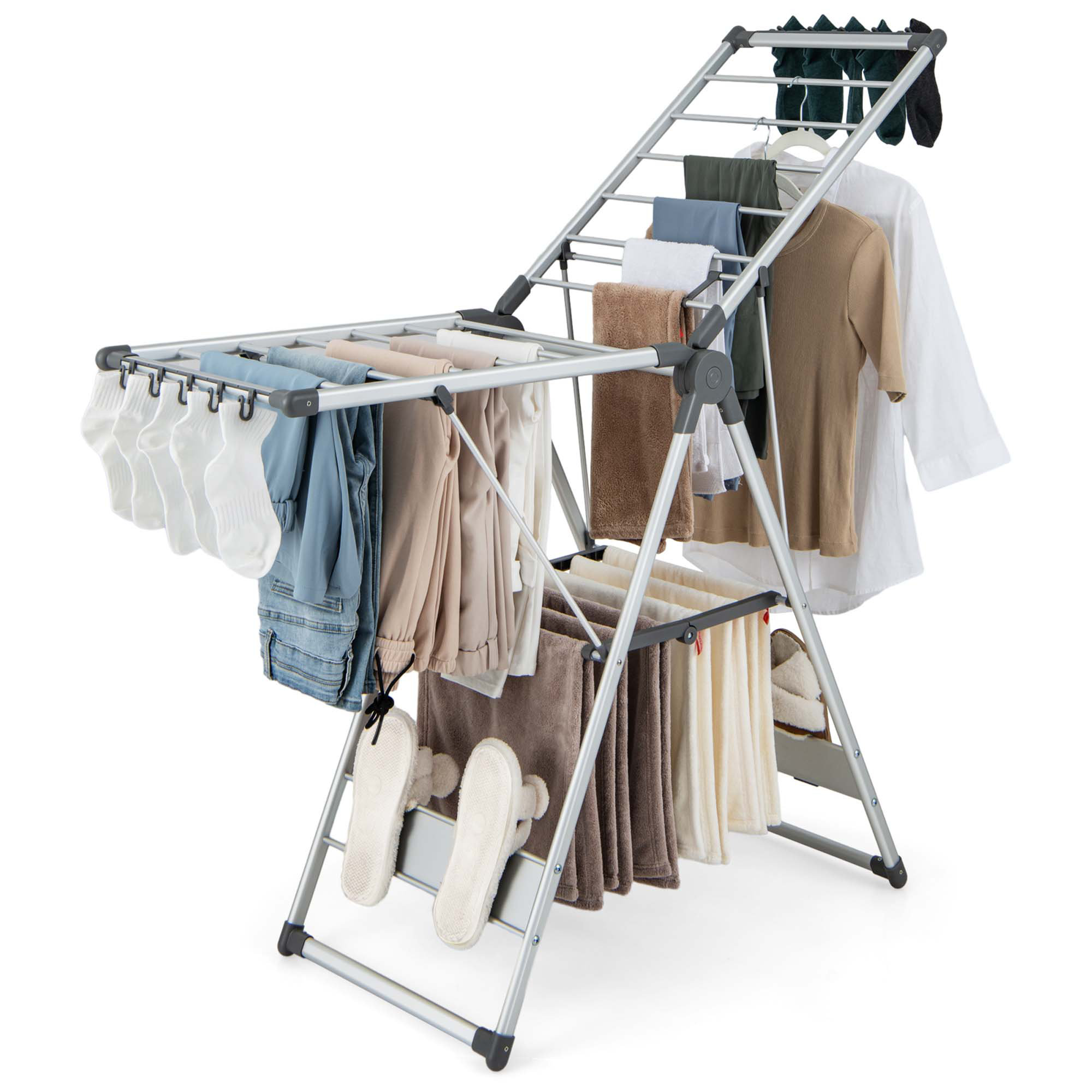 Rebrilliant Foldable Gullwing Drying Rack Wayfair