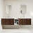 84" Wall-Mounted Double Bathroom Vanity Set-713148766