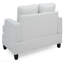 Causeuse charmante et transitionnelle blanche-129419459