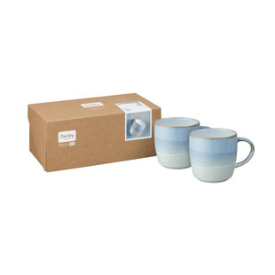 at Home Stacked Embossed Espresso Grey Mugs (4 ct) (3 oz)