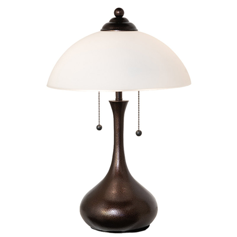 21" High Metro Frosty Glass Table Lamp