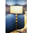 Riley 60 in. Mid-Century Modern LED Energy Efficient Floor Lamp with Fabric Drum Shade