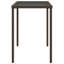 Pereno Rectangular Glass Outdoor Dining Table - 115 cm W 54 cm D-786808713