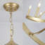 Lustre en roue de chariot à 6 lumières Semiko-454627823