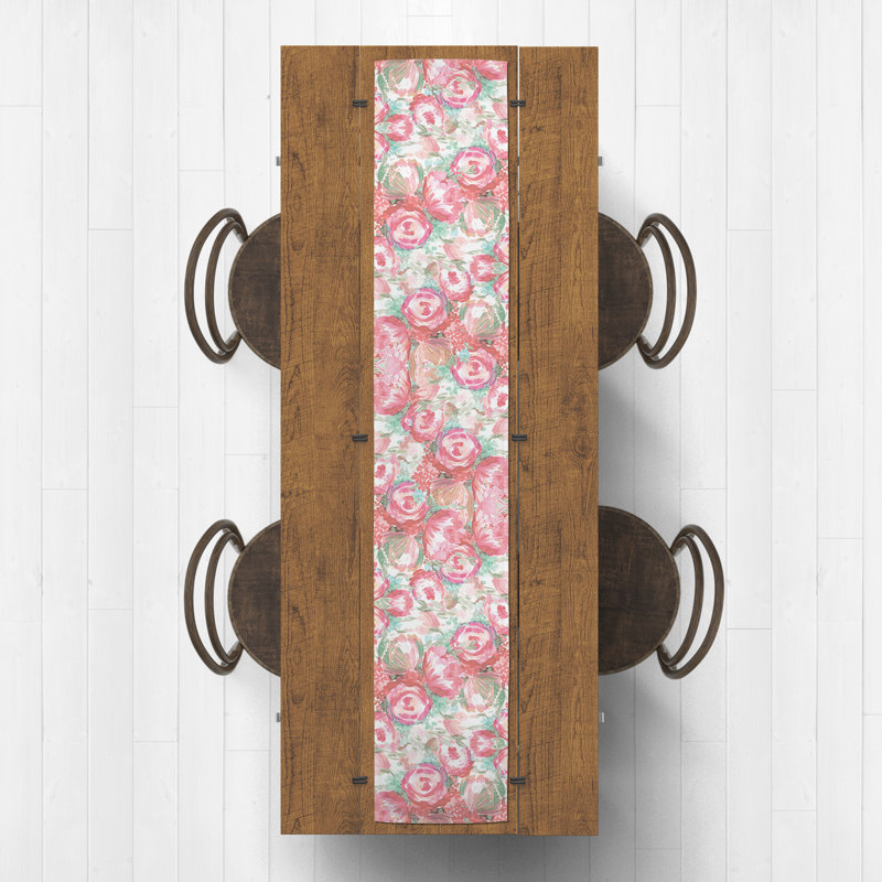 Chemin de table rectangulaire Tiffiny, 72 po x 16 po